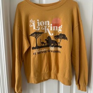 Disney The Lion King Gold Sweater